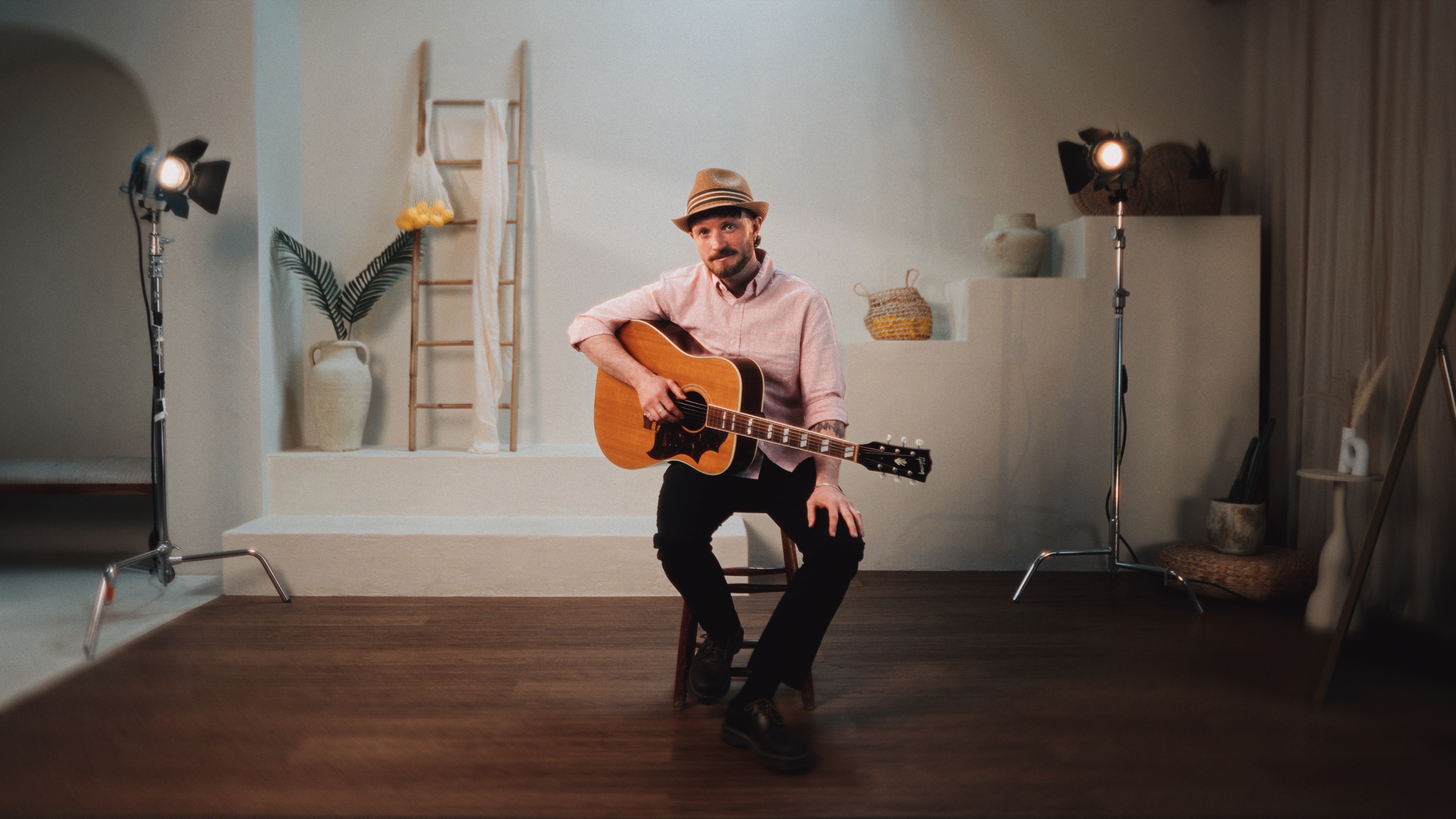 Jonny Ball performing at a wedding